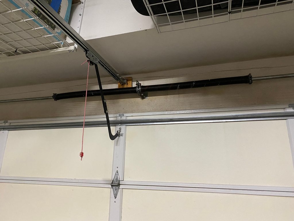 New torsion spring after replacement, Mira Mesa